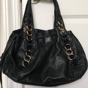 Michael Kors lightly used black satchel
